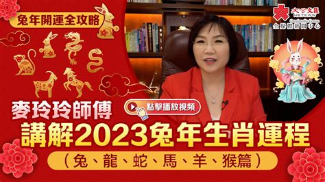 2023麥玲玲|屬兔、龍、蛇、馬2023年麥玲玲運程｜屬兔感情多變 